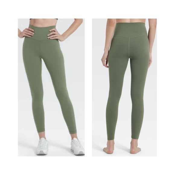 all in motion Pants - NWT All In Motion Everyday Soft Ultra HighRise 7/8 Length Olive Green Leggings S